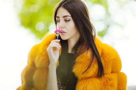 Orange fur coat or pink fur coat | welovefur.com fur fashion blog