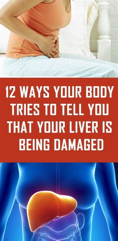 12 Ways Your Body Tries To Tell You That Your Liver Is Being Damaged | Told you so, Liver issues ...