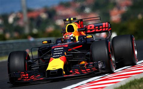 Download wallpapers 4k, Max Verstappen, 2017, raceway, Red Bull Racing, RB13, Formula 1, F1 ...