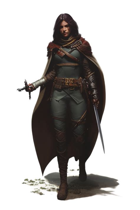 DnD Female Rogue by vinischwarz on DeviantArt