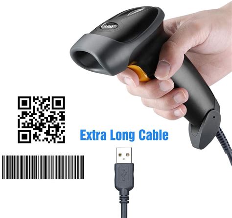 Eyoyo EY-H2 Handheld USB 2D Barcode Scanner QR PDF417 Data Matrix 1D Bar Code Scanner Wired ...