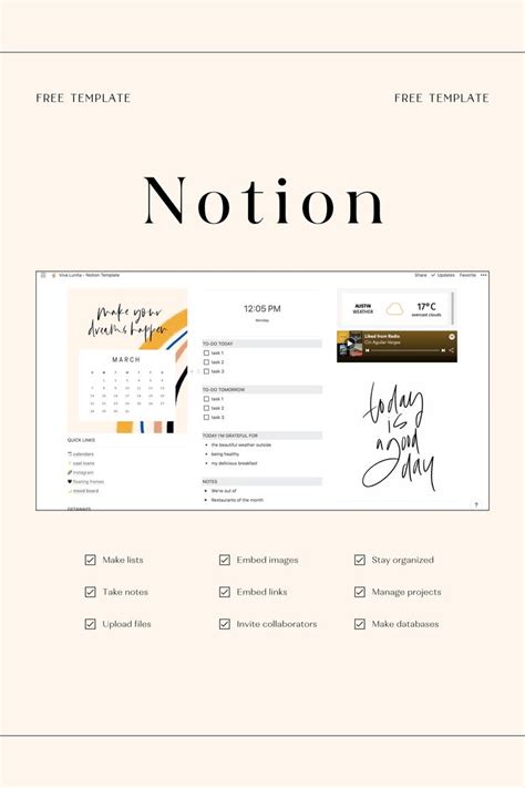 Create Notion Template, Web In This Video, We'll Show You How To Create Three Different Types Of ...