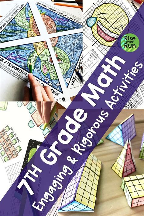 7th Grade Math Activities, Lessons, Projects & More Bundle | Math projects, 7th grade math, Math