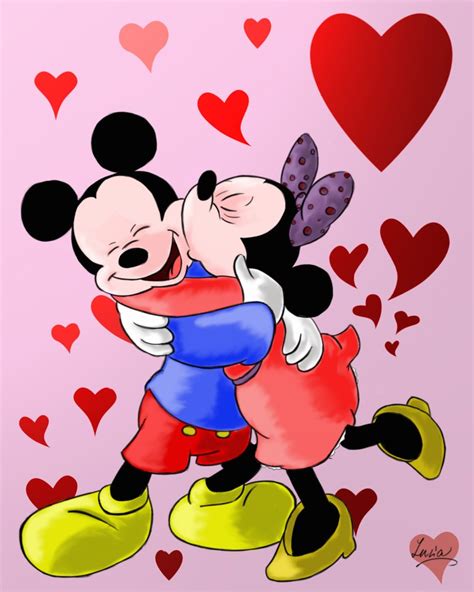 Mickey and Minnie - Disney Fan Art (36914903) - Fanpop