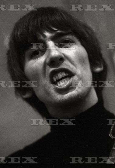 : George Harrison, Abbey Road Studios. (1964)...