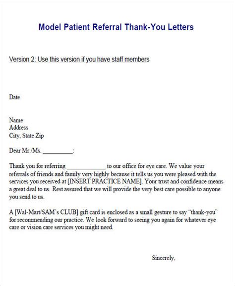 FREE 5+ Sample Thank-You Letters to Doctor in PDF | MS Word