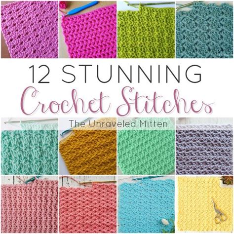 Crochet Stitch Patterns With Charts