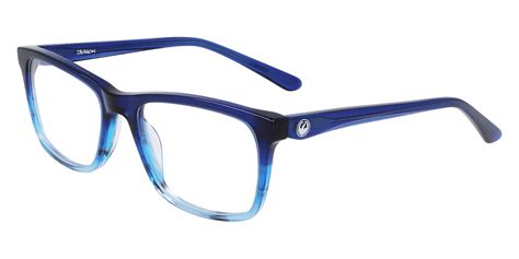 Dragon™ DR2036 432 54 Shiny Navy Blue Gradient Eyeglasses