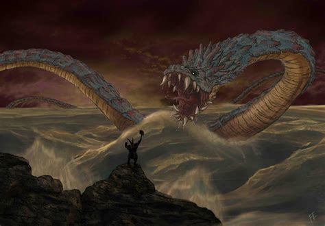 Thor Vs Jormungandr: Final Battle by Jelly-Felly on DeviantArt