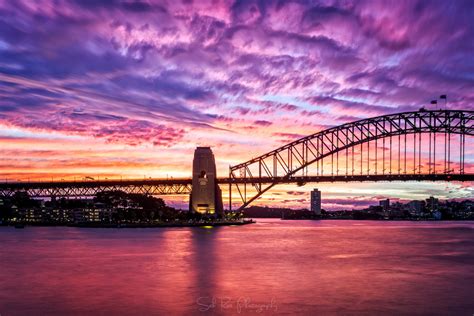 Sydney Harbour Bridge Sunset – Seb Ruiz Photography