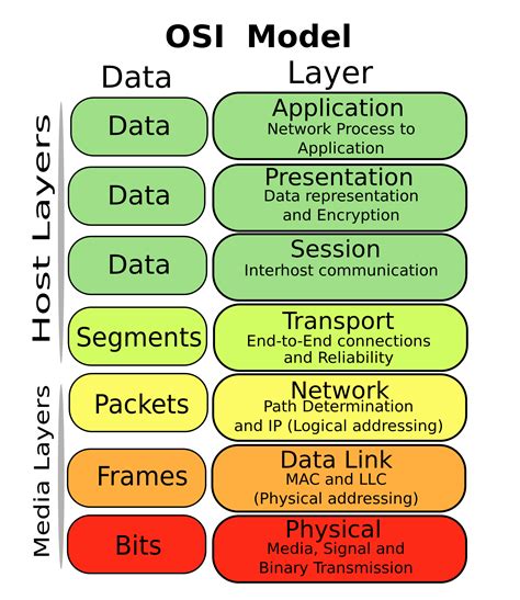 Seven Layers Of Osi Model With Diagram 7 Layers Of Osi Model