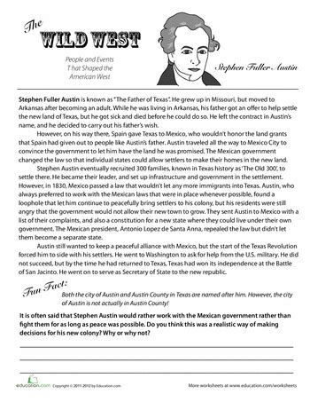 7th Grade Texas History Worksheets Pdf – Kidsworksheetfun