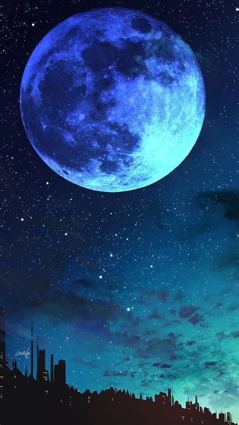 Blue moon. Planets , Beautiful moon, Blue moon, Cute Moon HD phone wallpaper | Pxfuel