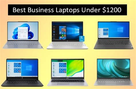 Best Business Laptops Under $1200 in 2023 - 91Laptop