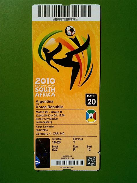 Have a Say!: 2010 FIFA World Cup Tickets