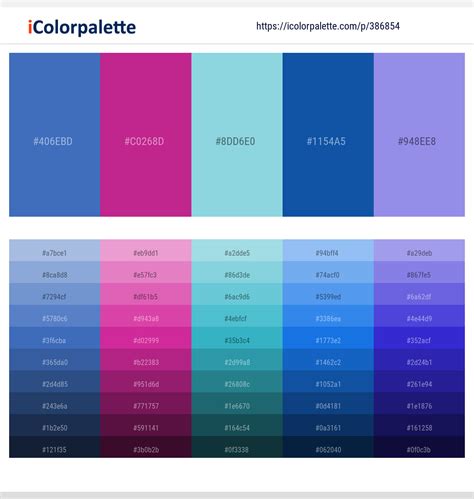 30+ Purple Color Palettes | Curated collection of Color Palettes