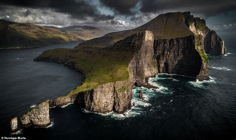 The other-worldly majesty of the Faroe Islands captured in a set of stunning drone photographs ...