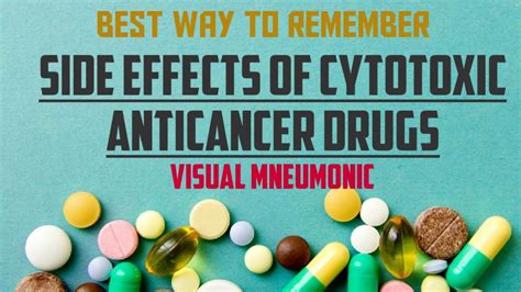 Mnemonic for Side Effects of Cytotoxic Anticancer Agents || I Bet You Will Never Forget This ...