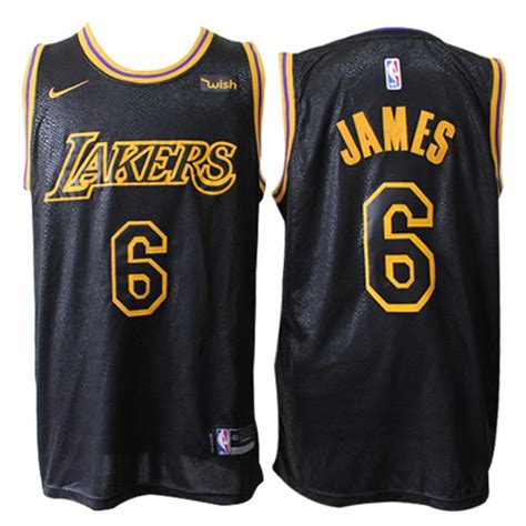 Camiseta LeBron James #6 Los Angeles Lakers 19/20 Negro City Edition ⋆ MiCamisetaNBA