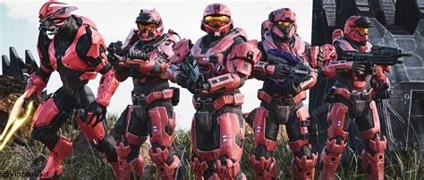 Halo Infinite Multiplayer Fan-Art - Red Team : halo