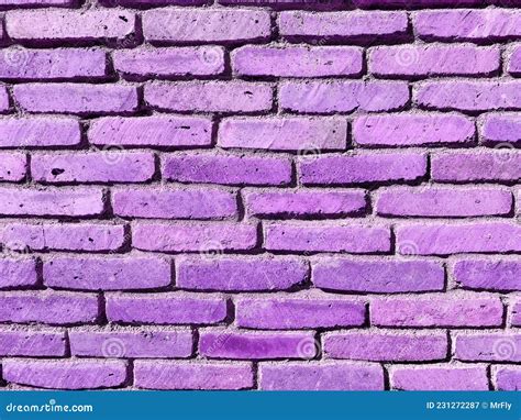 Vintage Brick Wall Texture, Purple Wall Background, Wallpaper Stock Image - Image of background ...