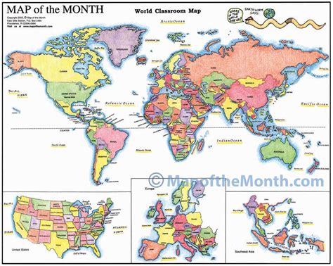 World Map Countries Labeled Images & Pictures - Becuo