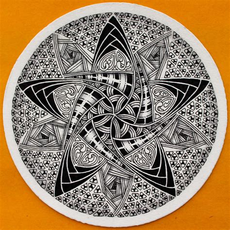 Complex Zentangle Patterns