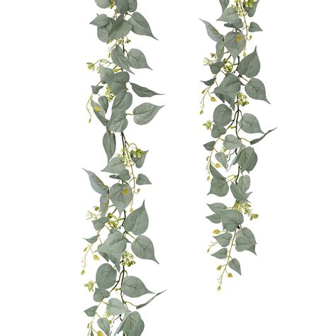 Hanging Vine Garland Greenery, 6 Ft Arrificial Vines Plant Floral Garland Wedding Vine Leaves ...