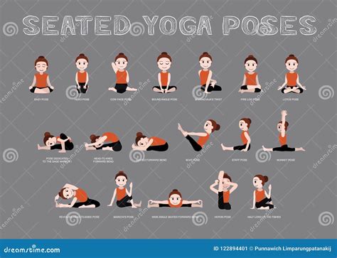 Sitting Yoga Poses For Flexibility Royalty Free Vector | atelier-yuwa.ciao.jp