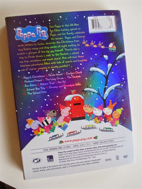 Peppa Pig Peppa's Christmas DVD and Bonus DVD Review and Giveway | Frugal Family Tree