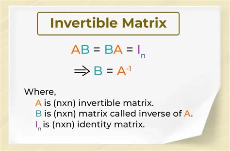 Invertible Matrix: Definition, Properties, Theorems, and Examples