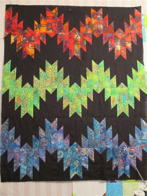 Mountain block quilt, in the works | Quilt patterns free, Quilts, Quilt blocks