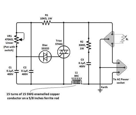 Bta12 Triac Circuit Diagram