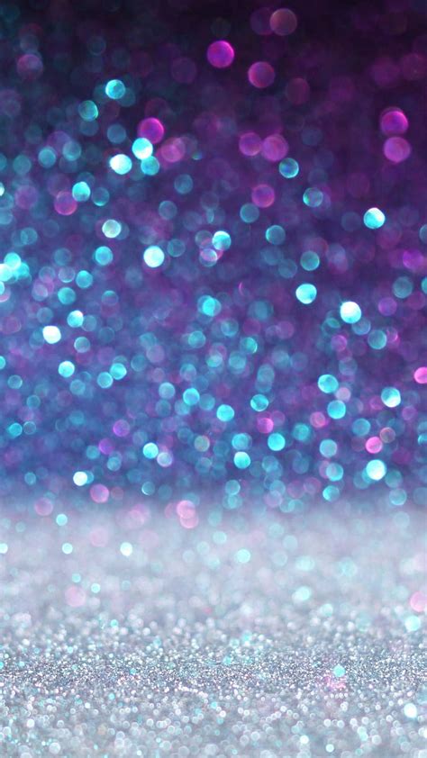 Blue And Pink Glitter Wallpaper