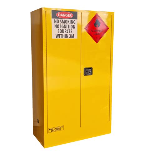 250 Litre Indoor Flammable Liquid Storage Cabinet » Hazmat Cabinets