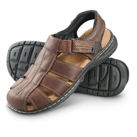 Men's Dr. Scholl's Gaston Sandals, Briar - 590538, Sandals & Flip Flops at Sportsman's Guide