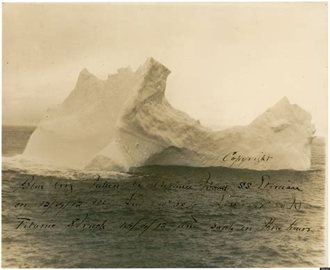 This Is a Photo of the Iceberg That Sunk the Titanic ~ Vintage Everyday