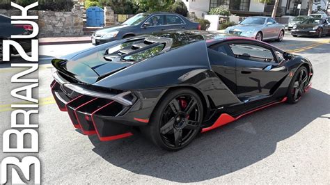 Lamborghini Centenario Black And Red