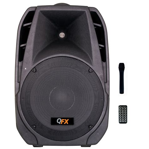 QFX Speaker with Built-In Amplifier Bluetooth - Walmart.com - Walmart.com