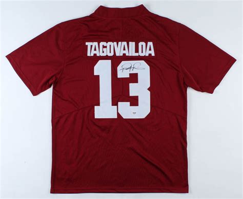 Tua Tagovailoa Signed Alabama Crimson Tide Jersey (PSA COA) | Pristine Auction