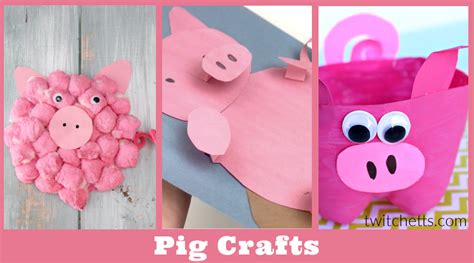 28 Easy Pig Crafts for Preschool Kids to Make - Twitchetts