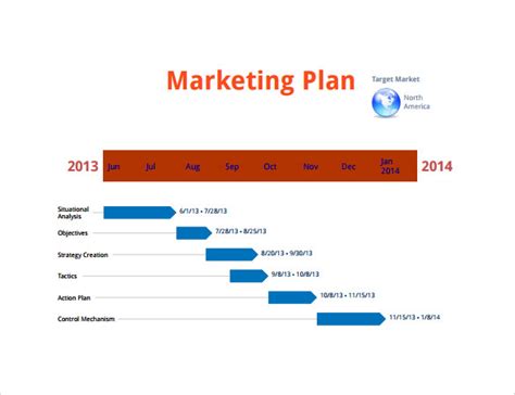 10 Sample Marketing Timeline Templates to Download | Sample Templates