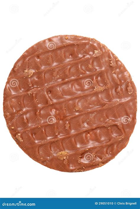 Chocolate Digestive Biscuit Stock Photo - Image of snack, studio: 29051010