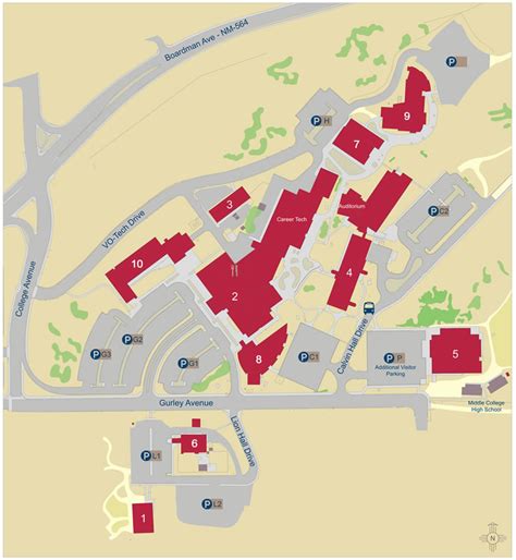 Campus Map :: UNM Gallup | The University of New Mexico