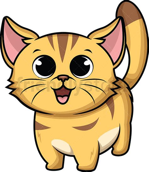 Kitten Cartoon Drawing | Free download on ClipArtMag