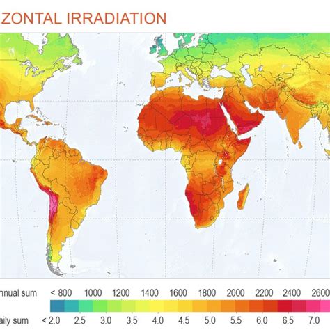 Solar Irradiance Map Of India - United States Map