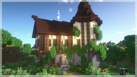 Cottage Core Minecraft House Tutorial