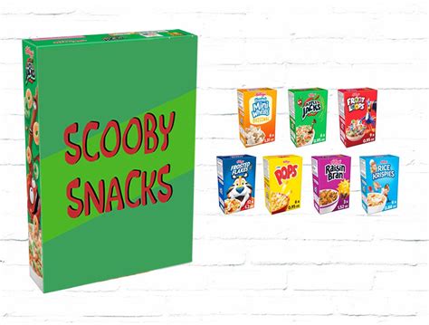 Scooby Snacks Box Printable - Printable Word Searches