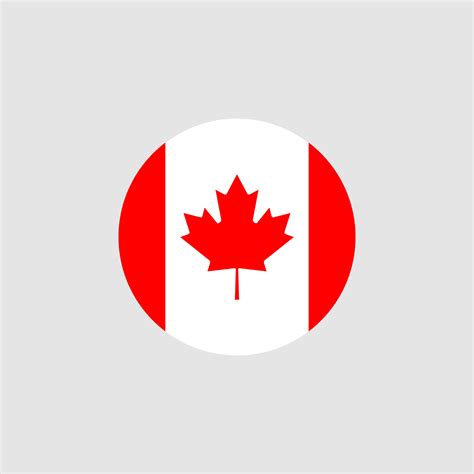 Canada flag in official colors and proportions. Vector. Canadian national country symbol ...