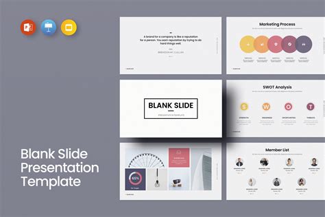 Blank Slide Presentation Template - Design Cuts